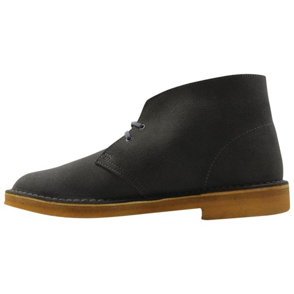Clarks Shoes Mens Desert Boot Grey Suede 2611461 Poshmark